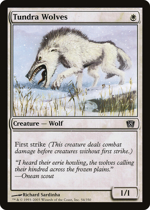 Tundra Wolves (8ED-54★) - common - Foil