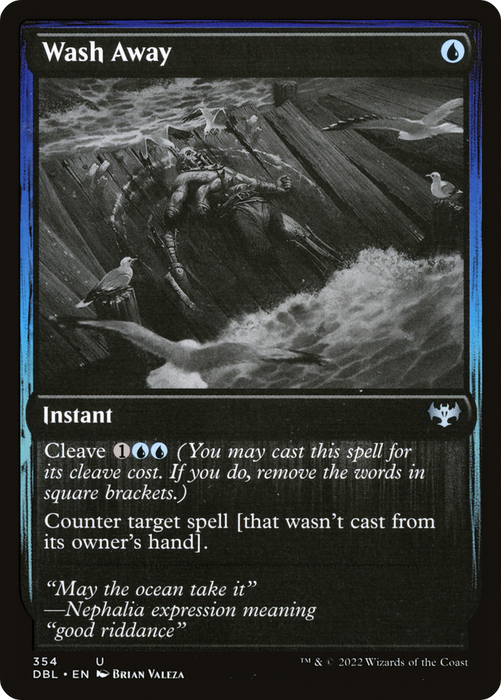 Wash Away (DBL-354) - uncommon - Foil