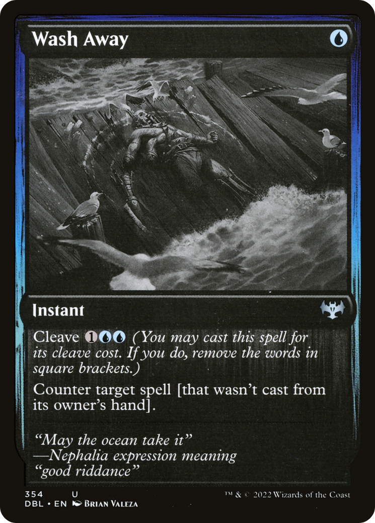 Wash Away (DBL-354) - uncommon - Foil