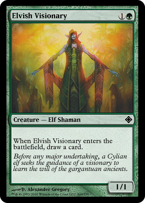 Elvish Visionary (TD0-A69) - common