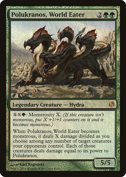Polukranos, World Eater (DDL-043) - mythic - Foil