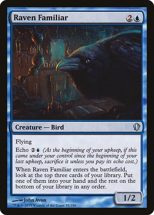 Raven Familiar (C13-055) - uncommon