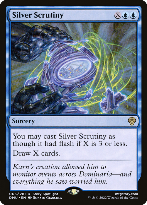 Silver Scrutiny (DMU-065) - rare - Foil
