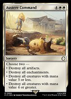 Austere Command (PIP-684) - rare - Foil