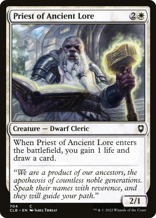 Priest of Ancient Lore (CLB-704) - common