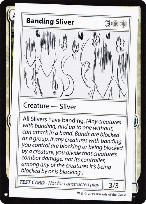 Banding Sliver (CMB1-002) - rare