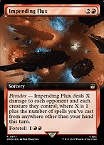 Impending Flux (WHO-977) - rare: (Extended Art) - Foil