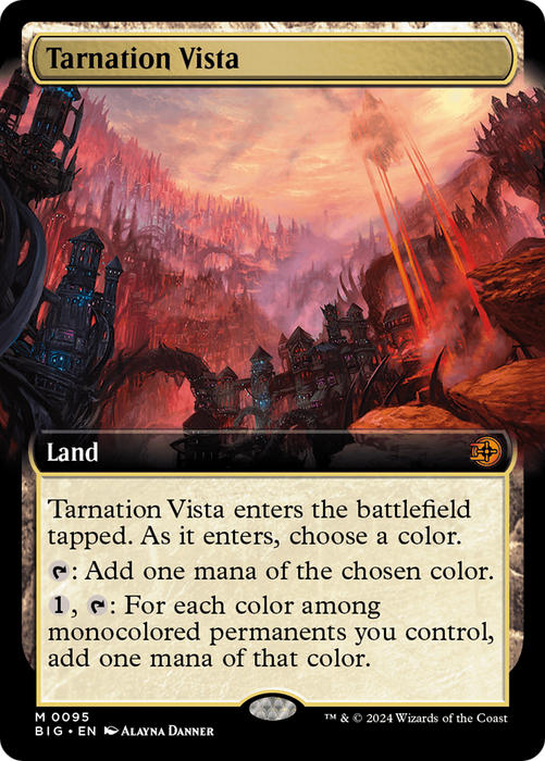 Tarnation Vista (BIG-095) - mythic: (Extended Art) - Foil