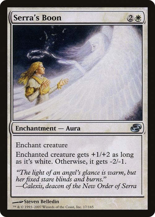 Serra's Boon (PLC-017) - uncommon - Foil