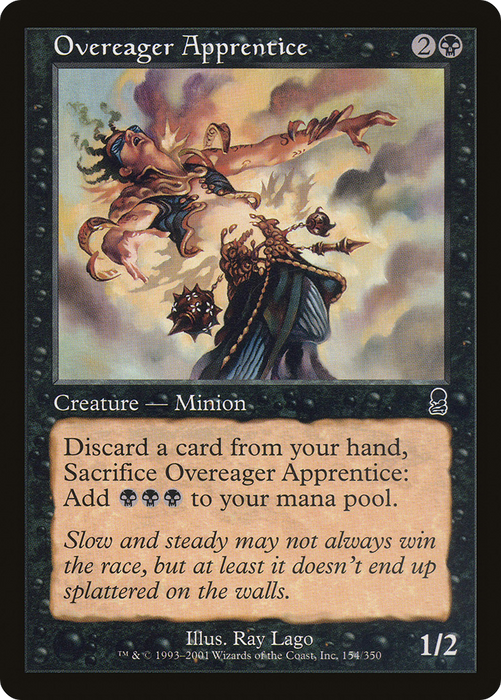 Overeager Apprentice (ODY-154) - common - Foil