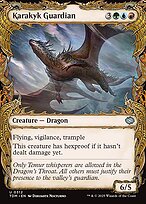 Karakyk Guardian (TDM-312) - uncommon: (Showcase) - Foil