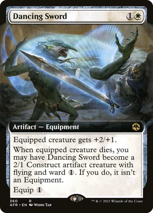 Dancing Sword (AFR-360) - rare: (Extended Art) - Foil