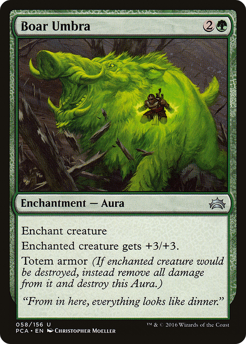 Boar Umbra (PCA-058) - uncommon