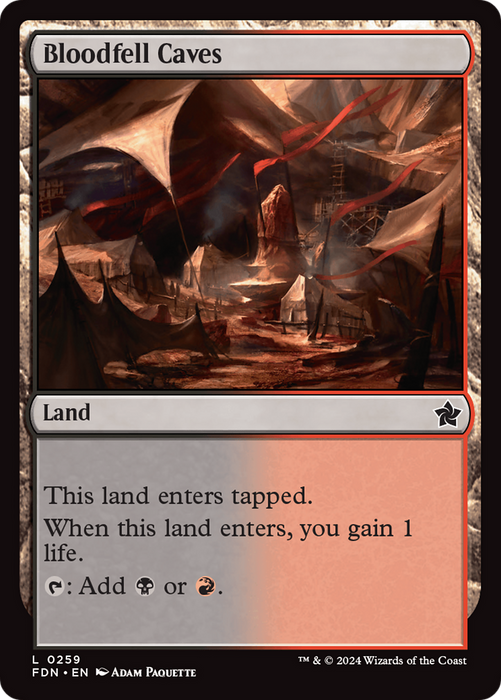 Bloodfell Caves (FDN-259) - common - Foil