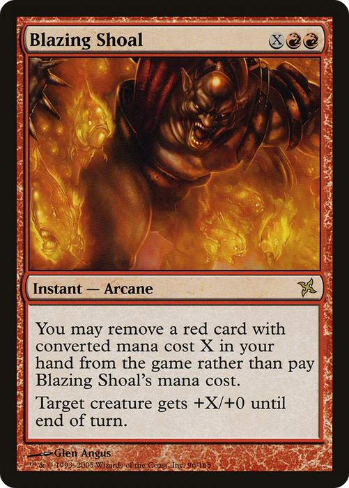 Blazing Shoal (BOK-096) - rare - Foil