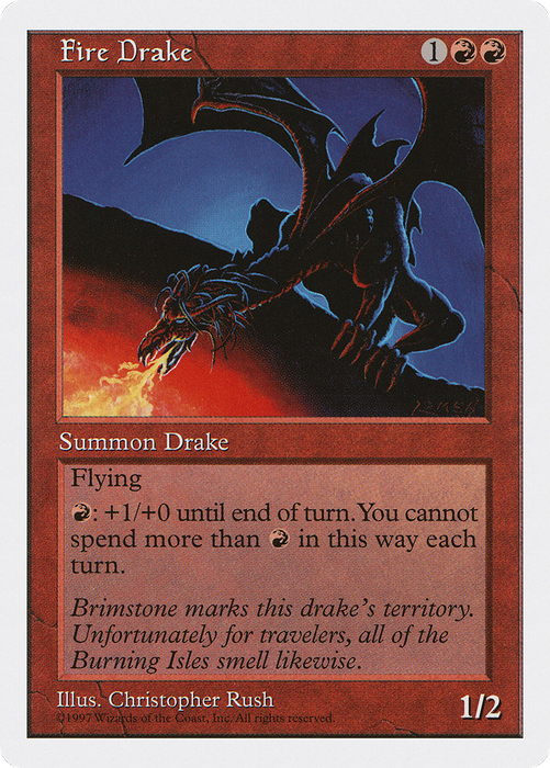 Fire Drake (5ED-226) - uncommon