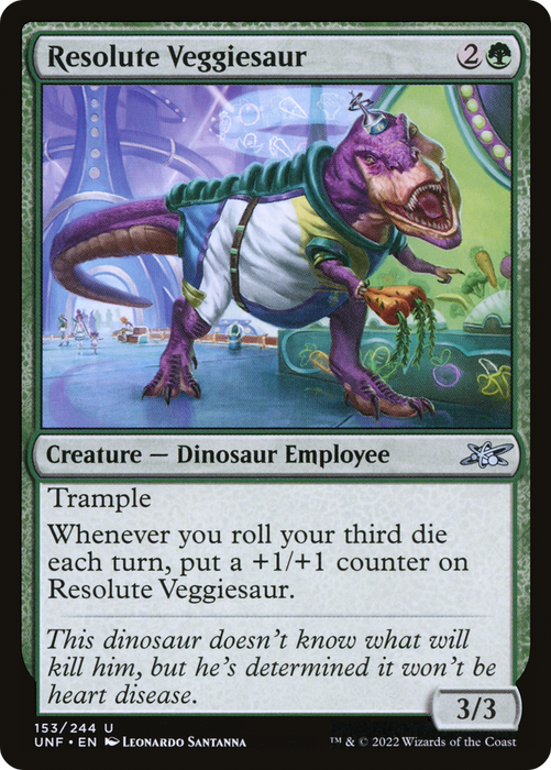 Resolute Veggiesaur (UNF-153) - uncommon
