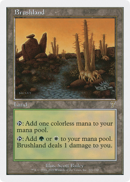 Brushland (7ED-326) - rare