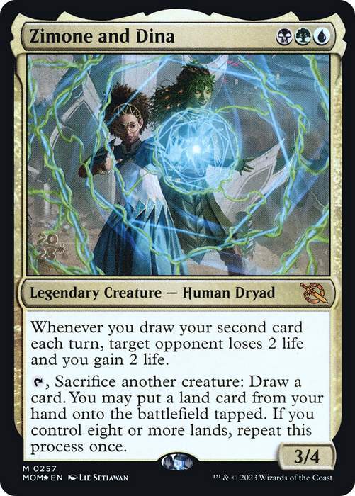 Zimone and Dina (PRE-257S) - mythic - Foil