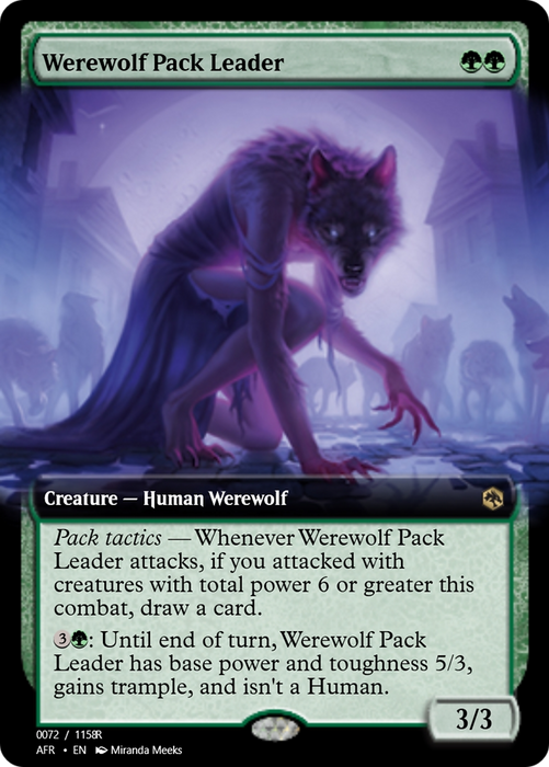 Werewolf Pack Leader (PRM-92760) - rare