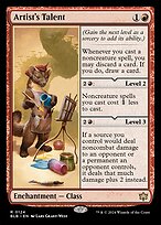 Artist's Talent (BLB-124) - rare - Foil