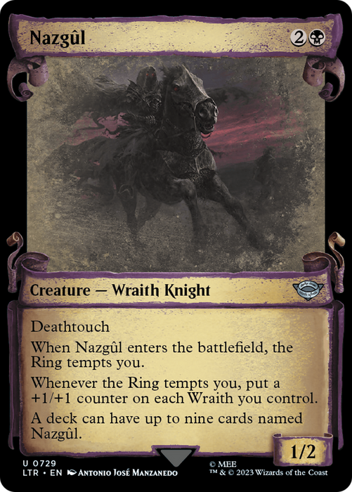 Nazgûl (LTR-729) - uncommon: (Showcase) - Foil