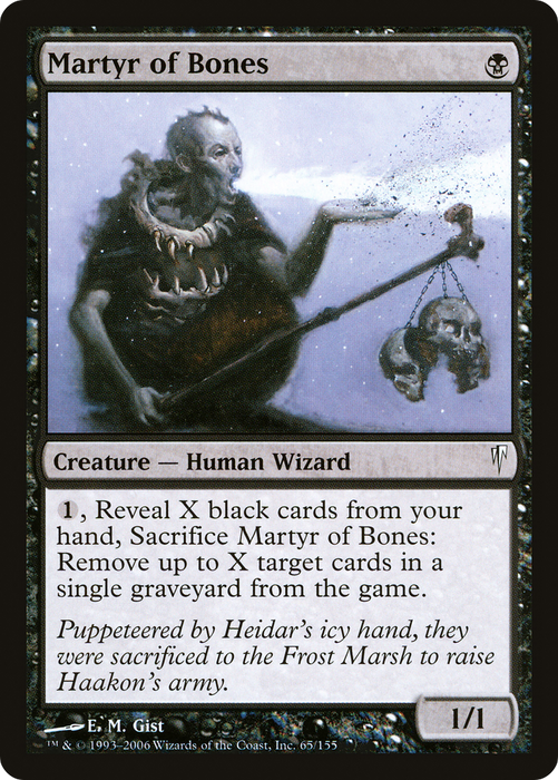 Martyr of Bones (CSP-065) - common - Foil