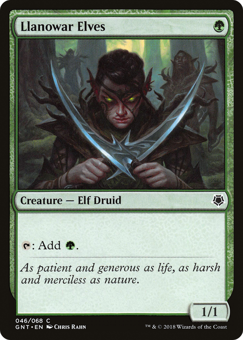 Llanowar Elves (GNT-046) - common
