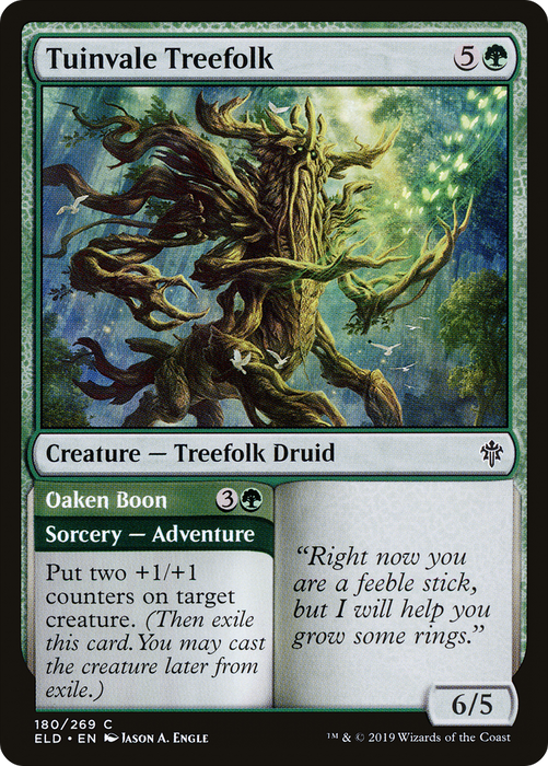 Tuinvale Treefolk // Oaken Boon (ELD-180) - common
