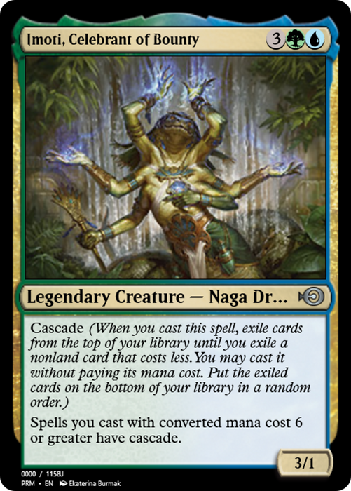 Imoti, Celebrant of Bounty (PRM-86278) - uncommon