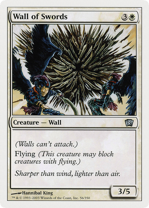Wall of Swords (8ED-056) - uncommon