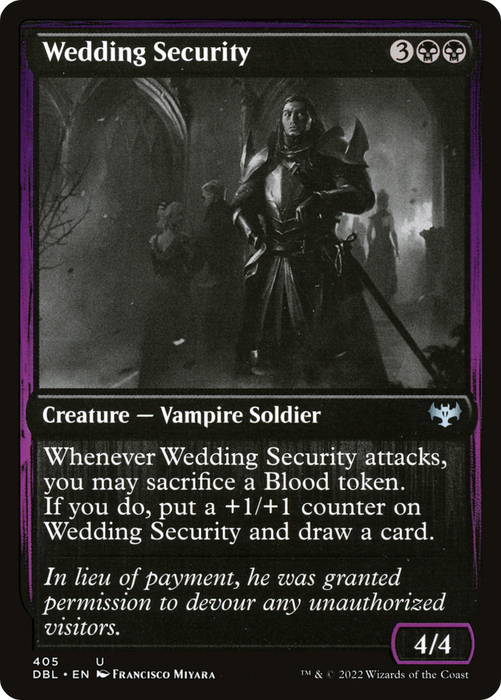 Wedding Security (DBL-405) - uncommon - Foil