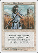Swords to Plowshares (4ED-052) - uncommon