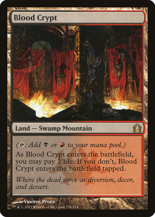 Blood Crypt (RTR-238) - rare - Foil