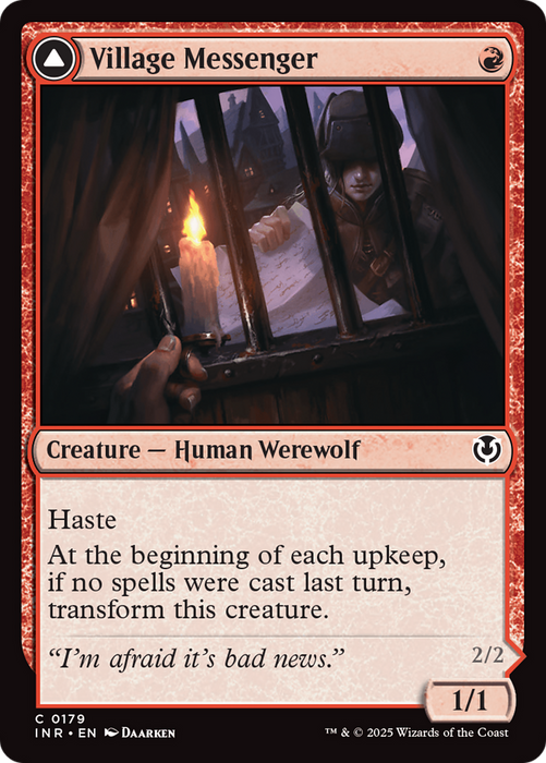 Village Messenger // Moonrise Intruder (INR-179) - common - Foil