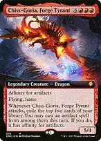 Chiss-Goria, Forge Tyrant (ONC-035) - mythic: (Extended Art)