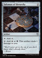 Talisman of Hierarchy (DRC-142) - uncommon - Foil