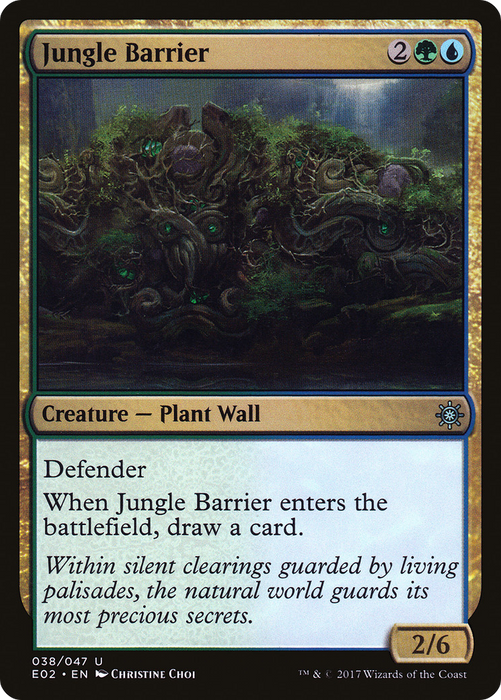 Jungle Barrier (E02-038) - uncommon