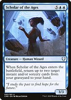 Scholar of the Ages (CMR-093) - uncommon - Foil