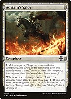 Adriana's Valor (CN2-001) - common: (draft) - Foil