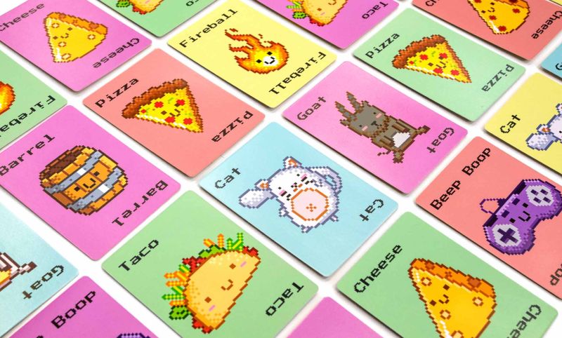 Taco Chat Poulet Poutine Pizza - Édition 8 Bit (français)