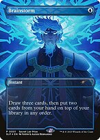 Brainstorm (SLP-001) - rare (Borderless) - Foil