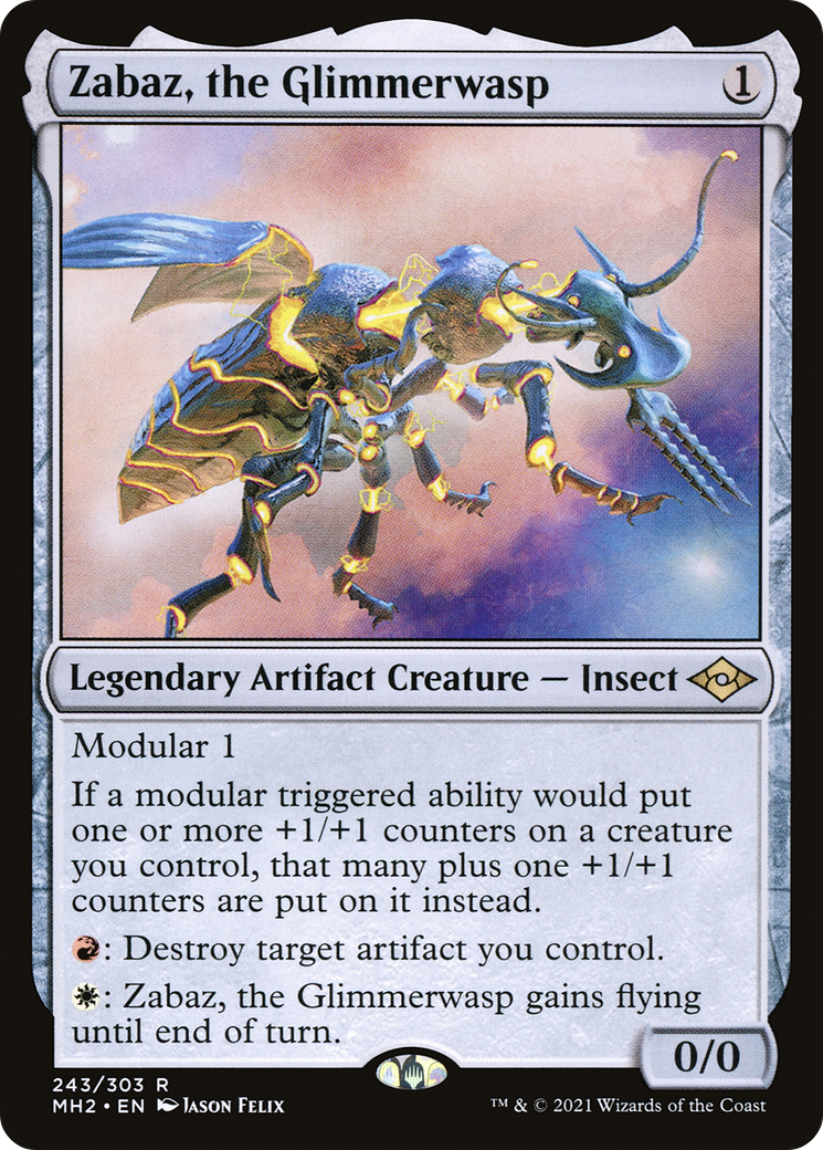 Zabaz, the Glimmerwasp (MH2-243) - rare