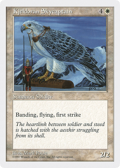 Kjeldoran Skycaptain (5ED-045) - uncommon