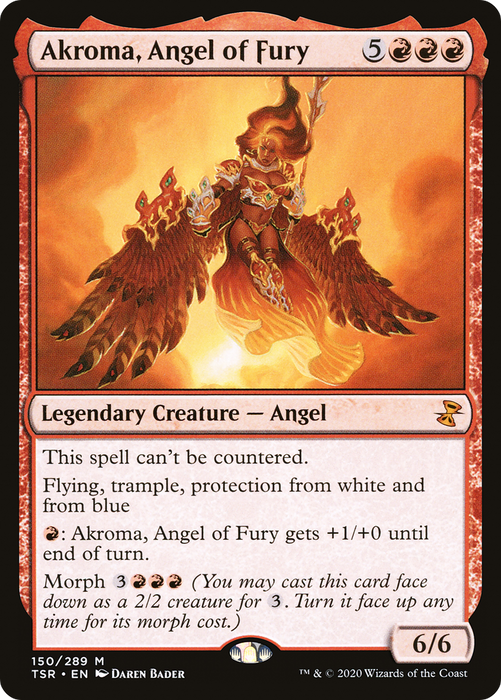 Akroma, Angel of Fury (TSR-150) - mythic