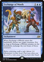 Exchange of Words (UNF-045) - rare - Foil
