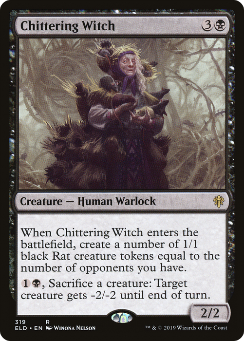 Chittering Witch (ELD-319) - rare