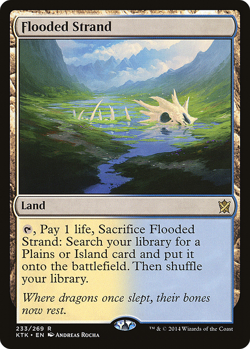 Flooded Strand (KTK-233) - rare - Foil
