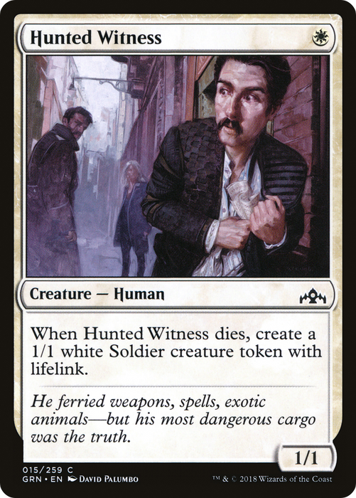 Hunted Witness (GRN-015) - common - Foil