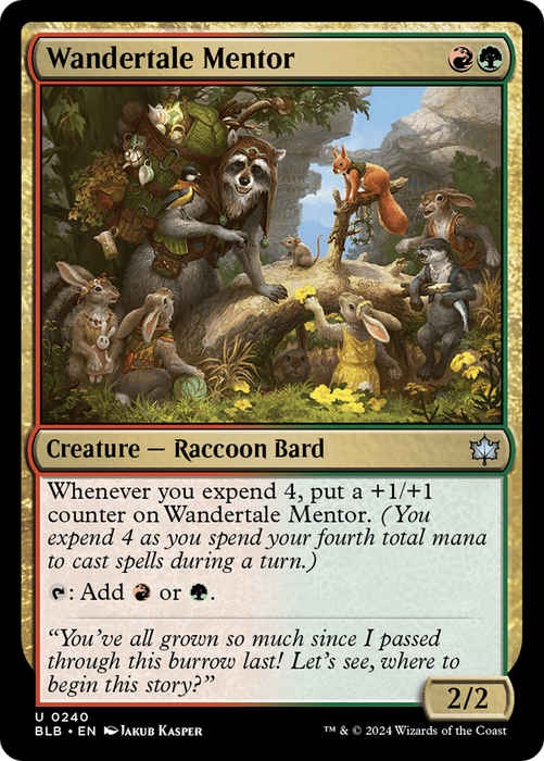 Wandertale Mentor (BLB-240) - uncommon - Foil